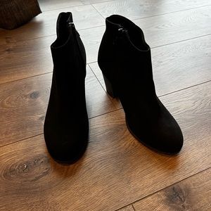 Faux-Suede Ankle Boot